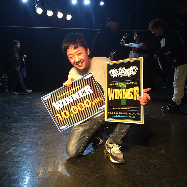 北海道Bboy「Hokt」がBe.b-boy -春休み学生ソロスペシャル-で優勝！URIもBEST4と北海道勢大健闘！