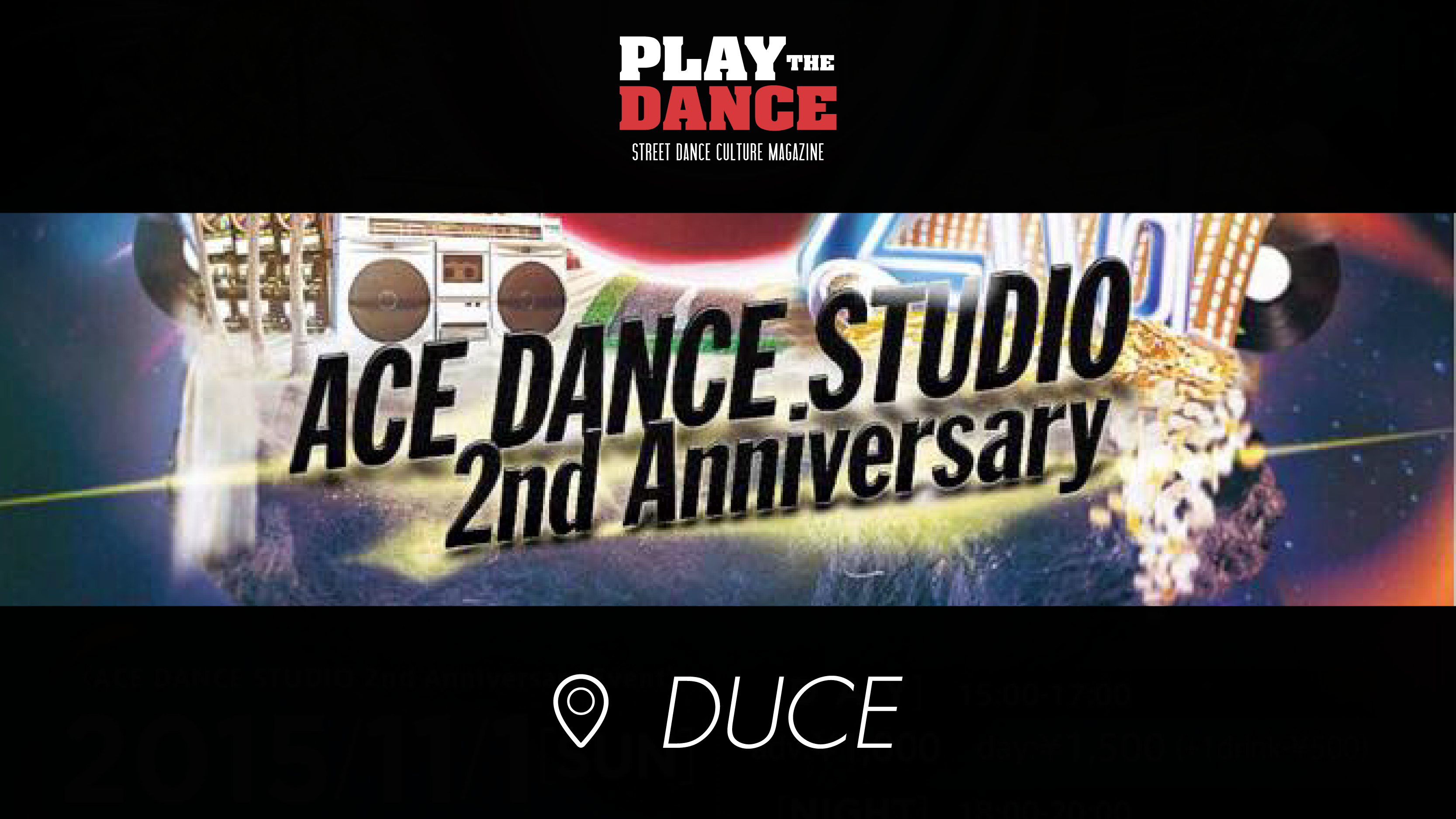 ACE DANCE STUDIO 2nd anniversary party