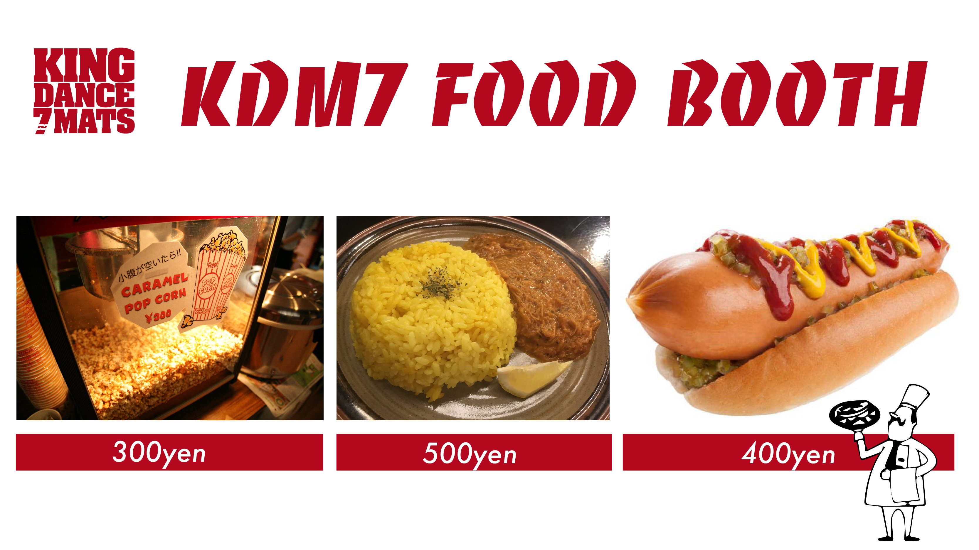 KDM7 FOOD BOOTH